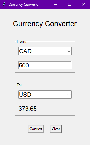 Converter GUI